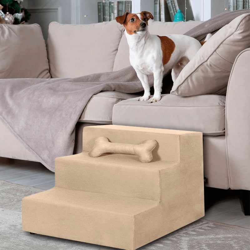 Escada para Pet 3 Degraus – Segurança e Conforto para Cães e Gatos