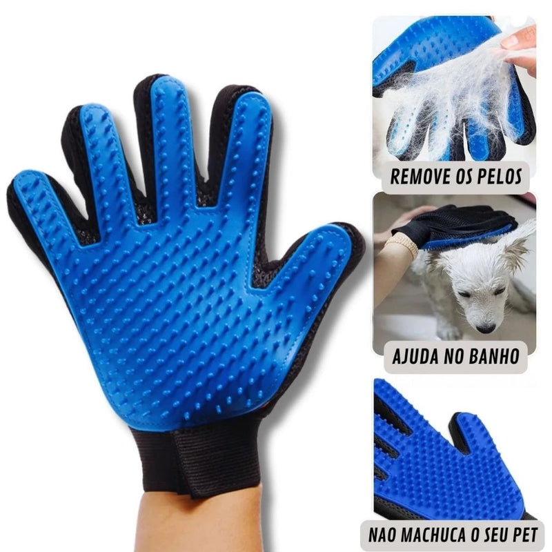 🐾✨LUVA PET TIRA PELOS - ESCOVA FAZ MASSAGEM✨🐾