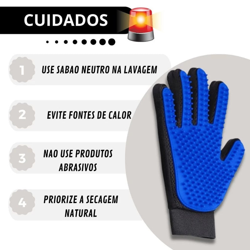 🐾✨LUVA PET TIRA PELOS - ESCOVA FAZ MASSAGEM✨🐾
